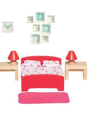 Набор мебели для кукольного дома спальня playtive junior puppenhaus