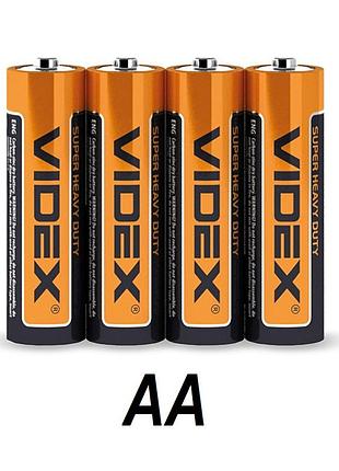 Батарейки videx аа 4штуки в упаковке