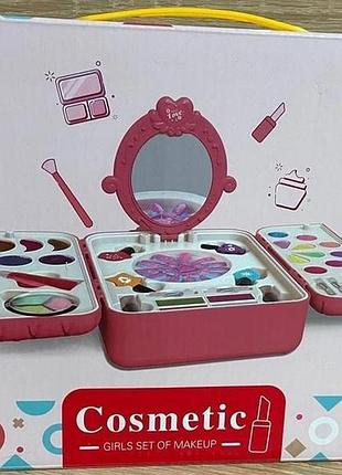Набор детской косметики в сумке чемодане для девочек