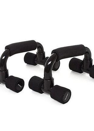 Упоры (опоры) для отжиманий plastic push up stand ms 0586 black