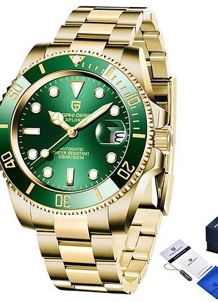 Pagani design pd-1661 yellow gold-green