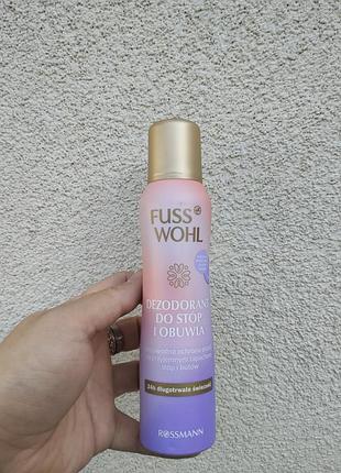 Дезодорант для ніг та взуття fuss wohl 150 мл