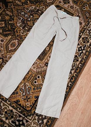 Льняные брюки