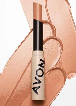 Ухаживает помада-бальзам для губ avon bare/натуральный, 2г (158511249)