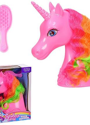 Набор для причесок единорог с аксессуарами styling head