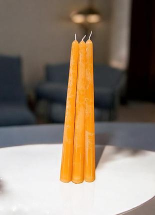 Сонячні столові свічки, з ароматом кава