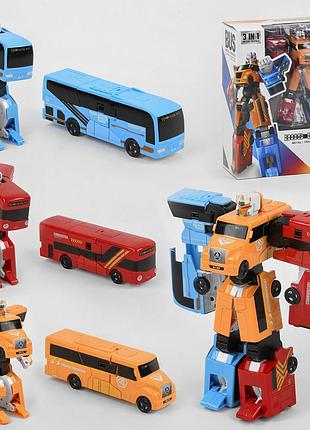 Игрушка робот трансформер bus warrior 3 в 1 8