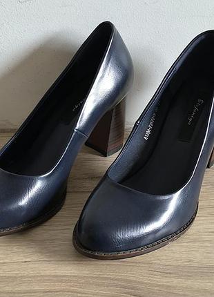 Дуже красиві повсякденні туфлі stefaniya 36 темно синє взуття