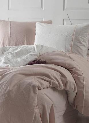 Постільна білизна stonewash пудра soundsleep сімейний