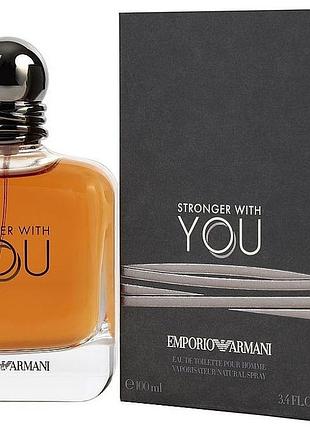 Парфюмированная вода мужская giorgio armani emporio armani stronger with you 100 мл