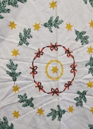 Рожденственская новогодняя салфетка скатерть