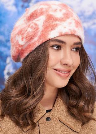 Берет «герда тай дай» (6010-1) красный