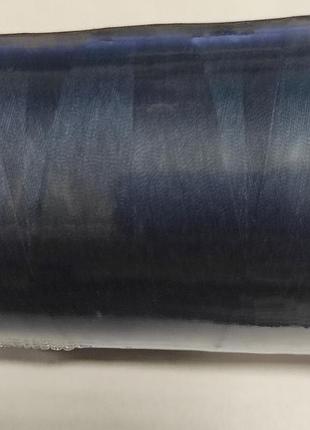 Нитки швейные универсальные 100% полиэстер 40/2 peri 4000 ярдов темно-синие 070 (7089)