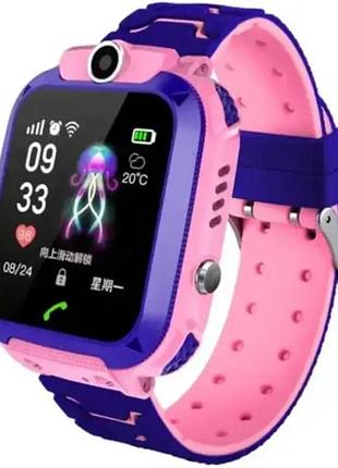 Дитячий смарт-годинник smart baby watch (з камерою) рожевий