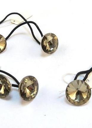 Резинка для волос, с стразами, цена за 1 шт.