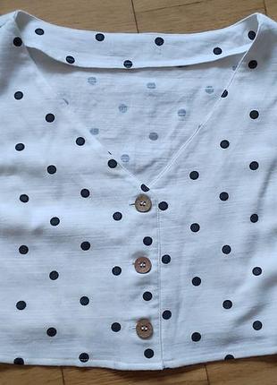 Топ жилетка в горошок primark