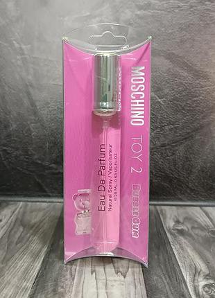 Женский парфюм moschino toy 2 bubble gum (москино той 2 бабл гам) 20 мл