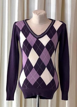 Шикарний шерстяний светр джемпер