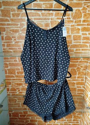 Комплект пижама женский primark 2xl майка+ шорты