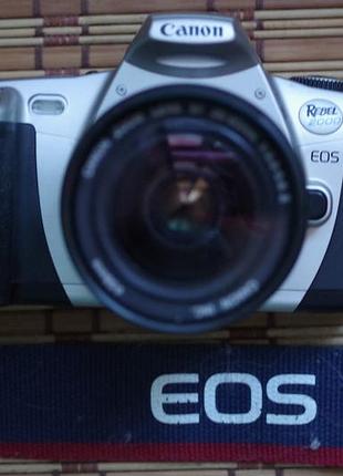 Фотоаппарат canon eos rebel 2000 ( eos 300 ) + canon ef 28-80 с ремнем и фильтром