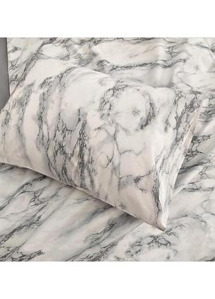 Пододеяльник 240х220см+наволочки 50х70 2шт ранфорс люкс мрамор moonlight