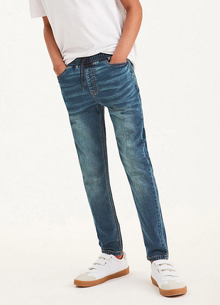 Джинсы, джоггеры с эластичной талией next на 11 лет