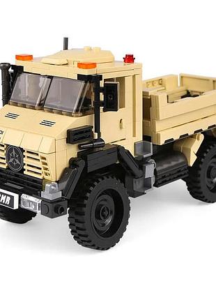 Конструктор грузовик - внедорожник мерседес-бенц унимог 529 деталей xingbao
