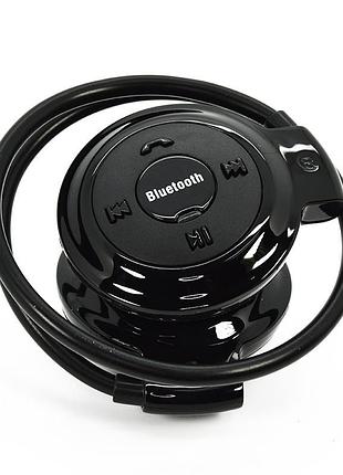 Бездротові навушники c fm microsd bh-503 mini black