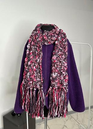 Шарф тёплый с кисточками mexx