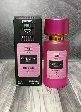 Женский парфюм valentino donna born in roma tester pro (валентино борн ин рома) 58 мл.