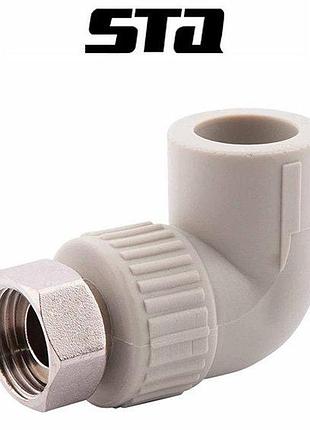 Кут з накидною гайкою sta d20*1/2", україна