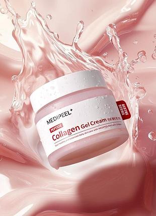 Гель-крем з лактобактеріями та колагеном medi-peel red lacto collagen hydro gel cream, 80 мл