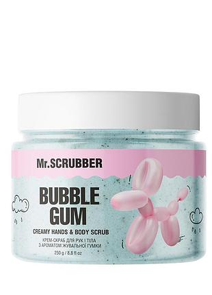 Крем-скраб для рук и тела mr.scrubber с ароматом жевательной резинки bubble gum 250г