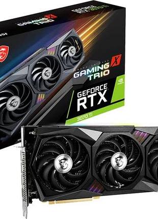 Видеокарта msi geforce rtx 3070 ti gaming x trio 8gb gddr6x новая!!!