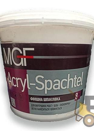 Шпаклевка финишная готовая к применению mgf acryl-spachtel 8 кг