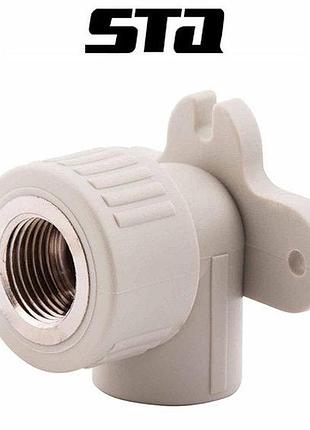 Угол монтажный с внутренней резьбой sta d25*1/2"в, украина