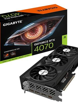 Видеокарта gigabyte geforce rtx 4070 windforce oc 12gb gv-n4070wf3oc-12gd новая!!!