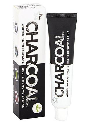 Вiдбiлююча зубна вугільна паста superdrug charcoal gum health toothpaste