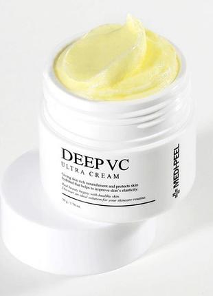 Поживний вітамінний крем для сяйва шкіри medi-peel dr.deep vc ultra cream 50 ml