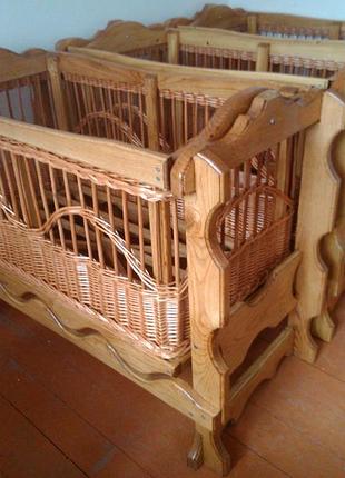 Ліжечко з дуба