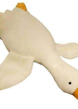 Большая мягкая плюшевая игрушка антистресс гусь обнимусь игрушка-подушка 160 см