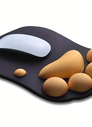 Килимок для миші з підтримкою зап'ястя 26,5см *19.2 см*3мм mouse рaw 01