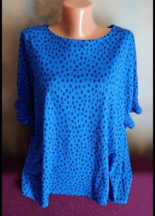 Женская блузка/ синяя блуза