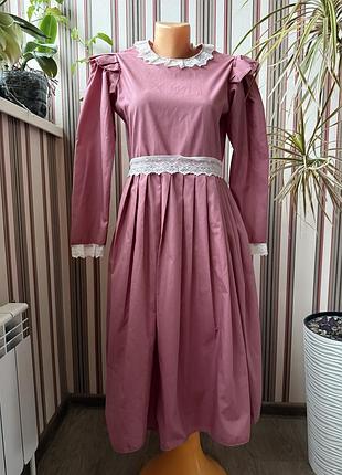 Вінтажна сукня з мереживом р.хl