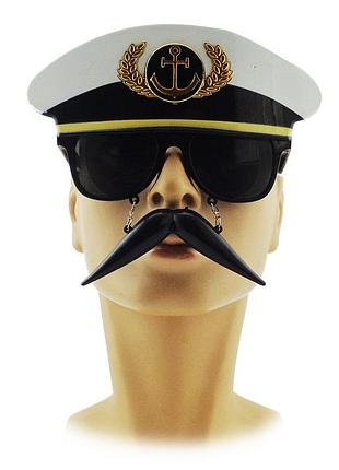 Очки с усами капитан