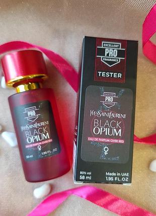 Духи yves saint laurent black opium over red тester pro жіночий 58 мл