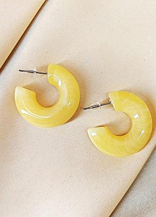 Серьги бижутерия цветные круги