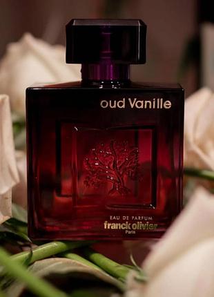 Franck olivier oud vanille парфюмированная вода