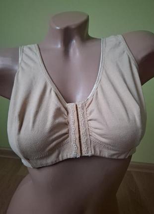 Бюстгальтер мягкий без косточки коттон 85 в-э