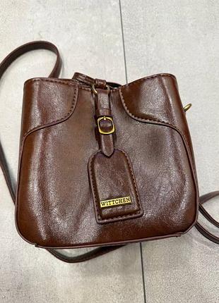 Коричнева сумка bucket wittchen
